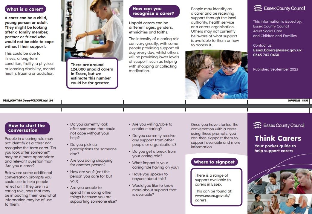 Think Carers Poster
